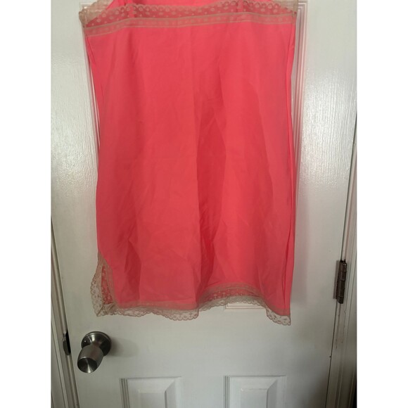 Fischer Heavenly Lingerie Size 30 Color Salmon Tan Lace Trim - Picture 8 of 10